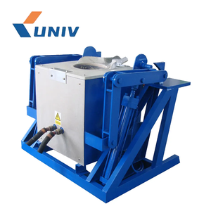 100kg 250kg 500kg 750kg 1T 2T 5T fer électrique fusion métal fusion Induction four industriel acier inclinable four Machine - Product Image 6