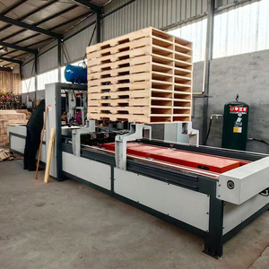 Machine de construction de palettes en bois Machine de fabrication de palettes européenne/américaine à vendre - Product Image 5