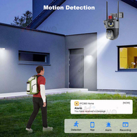 Kamera CCTV Wireless Wifi Wistino Outdoor 20X Zoom, Audio Dua Arah, Penglihatan Malam, Keamanan, Pengawasan Jaringan, Kamera PTZ