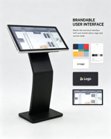 Kiosque d'information multimédia interactif LCD 50 pouces tout-en-un avec écran tactile pour l'extérieur, idéal pour les centres commerciaux et les ascenseurs