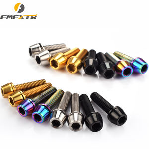 2 Pcs In Lega di Titanio M5 20 millimetri A Esagono Incassato Vite Autofilettante Bulloni Con Rondelle Bicicletta Stem Bolt Viti Per MTB strada/Mountain Bike - Product Image 4