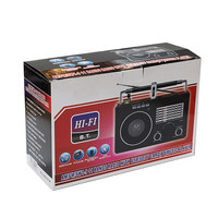 CNN-666RU FP-106U Rétro Portable Rechargeable Am Fm Sw1-9 11 Multibande Lecteur MP3 Radio Avec Port USB