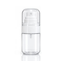 Bouteille pulvérisateur PET transparente avec capuchon pour toner, soins de la peau, emballage cosmétique, fabrication sur mesure OEM