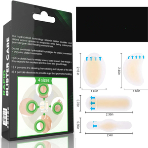 La elección del atleta de resistencia campeón mundial. 16 vendajes para ampollas Rapid Care. Apósitos hidrocoloides para ampollas, quemaduras y heridas - Product Image 2