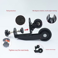 Machine professionnelle de musculation des avant-bras et des bras, en acier, de bureau, avec poulie et câble, multifonctionnelle, portable