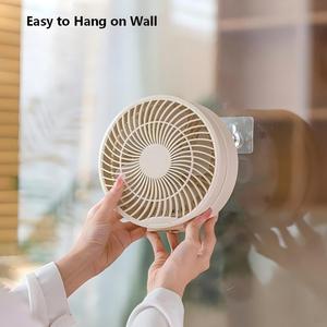 Ventilateur de <span class=keywords><strong>table</strong></span> pliable portable à télécommande, ventilateur mural, ventilateur de <span class=keywords><strong>table</strong></span> LED sans fil, rotation, circulation d'air, refroidissement, ventilateur suspendu - Product Image 3