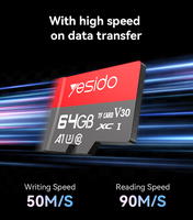 Yesido haute vitesse durable et étanche largement compatible avec la carte mémoire TF 4G à 64G FL18