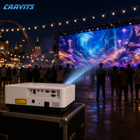 Proyektor Instalasi Laser CAAVITS 7100 Lumens WUXGA 3LCD untuk Proyektor Pameran Taman Hiburan, Proyektor Grosir CA-U701