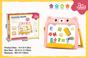Tableau de <span class=keywords><strong>dessin</strong></span> double face en forme d'<span class=keywords><strong>ours</strong></span> pour enfants, jouet éducatif pour l'école, l'apprentissage et le <span class=keywords><strong>dessin</strong></span> - Product Image 2