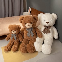 Ours en peluche personnalisé avec logo, taille 1m, super doux, avec doublure en maille, cadeau idéal pour fille, directement de l'usine