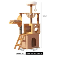 Griffoir vertical en sisal pour chat, durable, sans peluches, en bois massif, gain de place, arbre à chat pour la maison, jouet pour animaux de compagnie