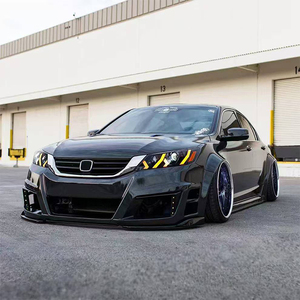 ชุดแต่งตัวถังรถยนต์ ชุดไฟหน้า LED สำหรับ JDM ปี 2013 2014 2015 ฝาครอบไฟหน้าใส - Product Image 3
