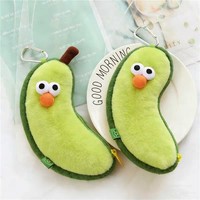 Astuccio Portamonete in Peluche Personalizzato OEM ODM, Simpatico Portapenne a Forma di Frutta, Giocattoli in Peluche Personalizzabili