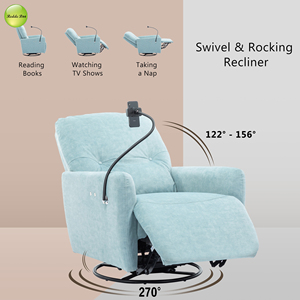 Canapé pivotant inclinable Chesterfield carré multifonctionnel de style moderne et coloré avec support pour téléphone pour appartement - Product Image 6