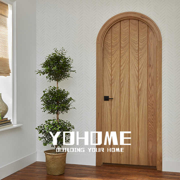 Modern Single Door Designs Interior Wooden Rounded Interior Doors Solid ...