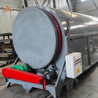 Secadora Rotatoria Industrial de Tambor de Acero Inoxidable de Alta Eficiencia con Engranaje para Secado de Granos, Aserrín, Lodos y Estiércol