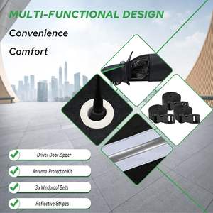 Housse <span class=keywords><strong>de</strong></span> <span class=keywords><strong>protection</strong></span> intégrale imperméable pour voiture, personnalisée, à deux portes, avec fermeture éclair côté conducteur, pour Jeep Wrangler, <span class=keywords><strong>protection</strong></span> UV à 90 % - Product Image 3