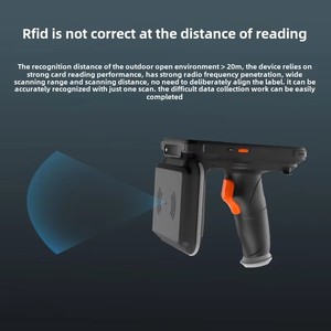 Impinj R2000 Android systemsterminal cầm tay UHF RFID Reader với Wifi GPS hiển thị trong kho giặt theo dõi - Product Image 2