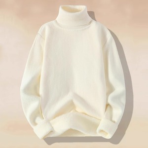 <span class=keywords><strong>Pull</strong></span>-over <span class=keywords><strong>col</strong></span> <span class=keywords><strong>roulé</strong></span> tricoté épais de luxe léger couleur unie pour <span class=keywords><strong>homme</strong></span>, grande taille, décontracté, hiver, vente chaude - Product Image 2