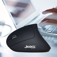 Mini souris de jeu sans fil optique ergonomique 2.4G Orientation droite Souris verticale USB de style 6D pour ordinateur portable et de bureau