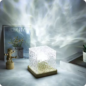 16-Color Changing Midnight Aurora Glow Lamp LED Light Source Resin Home Bar Underwater Projector Night Ocean Wave Projector - Product Image 5