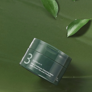 Bálsamo limpiador de poros y maquillaje NO.3 con té verde y carbón, bálsamo desmaquillante de limpieza profunda para el control de poros, suave para el rostro. - Product Image 3