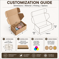 Boîte d'expédition en carton ondulé personnalisée, écologique, en matériaux recyclés, épaisseur 2 mm, pour vêtements, chaussures, emballage cadeau