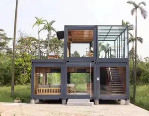Containerized modular house resort office coffee shop