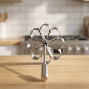 Stampo per Fiori in Acciaio Inox (Ibili 774300)-EAN 8411922079487 Diametro 9 cm - Product Image 2