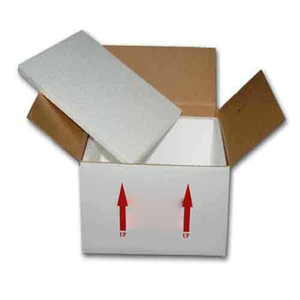 Boîte de <span class=keywords><strong>transport</strong></span> <span class=keywords><strong>isotherme</strong></span> en carton et polystyrène pour aliments congelés et fruits de mer, pour entreprises chinoises - Product Image 5