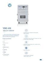 Aspirateur dentaire Yucera YRC-V5 en zircone, extraction de poussière, filtration efficace, nettoyage précis des postes de travail, fiable