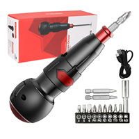 Ensemble de tournevis sans fil, kit de tournevis électrique rechargeable avec lampe torche LED, machine à visser automatique