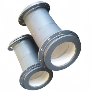 Contenuto di allumina in ceramica composita in acciaio resistente all'usura 95% <span class=keywords><strong>anelli</strong></span> in ceramica a gomito a forma di piastrella interna resistente al calore - Product Image 2