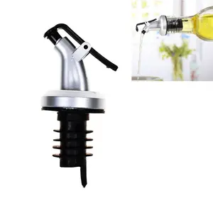 QY Oil bottle stopper vinegar bottles can ABS lock plug seal Leak-proof Food grade plastic Nozzle Sprayer Liquor Dispenser Wine