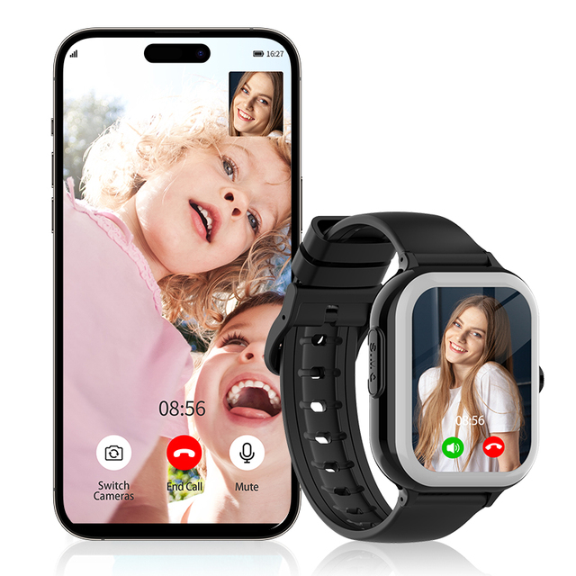 SIM Card Enabled 4G Android Smart Watch Children Touch Screen Magnetic Charging 30MP Camera IP67 Waterproof Sleep Tracker
