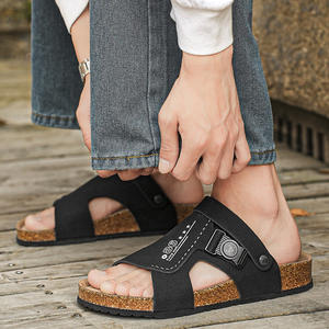 Pantoufles simples et populaires pour hommes, légères et peu coûteuses, sabots et sandales pour hommes - Product Image 4