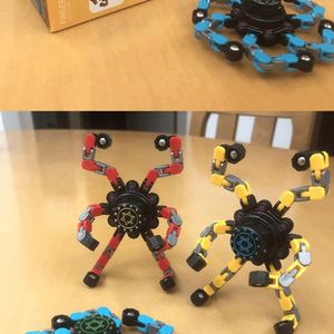 Fingertip <b>Spinner</b> <b>Fidget</b> <b>Spinner</b> Hand Gyro Toy Bicycle Chain Decompression Rotating Deformed <b>Spinner</b> - Product Image 6