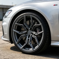 Jantes forgées sur mesure BKU 5x112 18 19 20 pouces, jantes en alliage gris pour Audi RS6 S5 S6 RS5 RS4 C8 C7 C6 8T B9 B8 B7 RSQ8