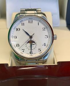 Relojes de Pulsera de Acero Inoxidable con Fase Lunar, Diseño de Moda, 42 mm, Alta Calidad, Relojes Modernos - Product Image 2