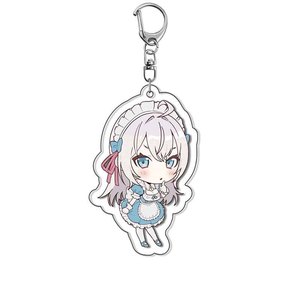 Anime Kuze Masachika Alisa Mikhailovna Kujou llaveros Alya a veces oculta sus sentimientos en bolso ruso colgante coche llavero - Product Image 2