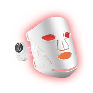 Máscara de Terapia de Luz Roja de Silicona Líquida Suave, 35mW/cm, Terapia Fotónica LED, con Control Inalámbrico, 5 Modos, Uso Doméstico - Product Image 2