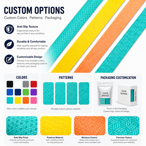 2025 New Style Tolles Hand gefühl Langlebige Materialien Overgrip Niedriger Preis Kunden spezifisches Logo Factory Supply Badminton Overgrip - Product Image 1