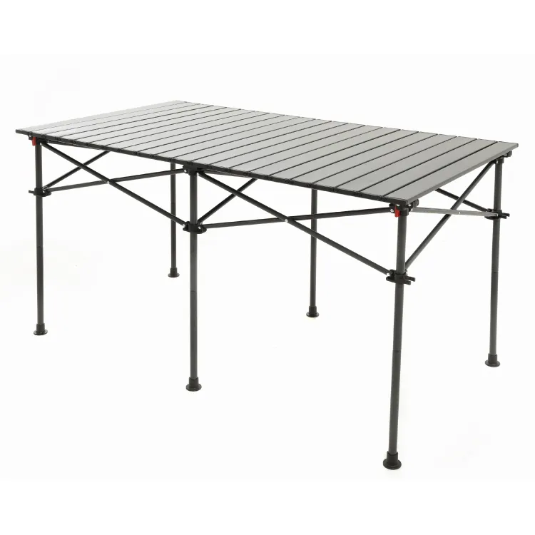 Tuinmeubilair Digitale Hoge Kwaliteit Achterklep Opvouwbare Aluminium Tafel Vouwen Licht Up Custom Led Bier Pong Tafel