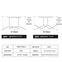 Éclairage intérieur moderne pour la maison, design moderne pour le salon, luminaires de luxe modernes pour la maison, lustres LED suspendus