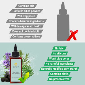 Nouvelle tendance sans silicone <span class=keywords><strong>cheveux</strong></span> moelleux rafraîchir fort contrôle de l'huile nettoyage des <span class=keywords><strong>cheveux</strong></span> <span class=keywords><strong>gras</strong></span> Volume instantané poudre de shampooing <span class=keywords><strong>sec</strong></span> - Product Image 3