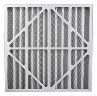 HVAC Sistemi için Birinci Katman Pileli Panel Hava Filtresi Kağıt Çerçeveli Tek Kullanımlık Ön Filtre G4 Verimlilik Toz Filtrasyonu