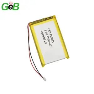 GEB 855085 लाइपो के लिए पाउच सेल 3.7v 4100mAh लिथियम आयन बैटरी पावर बैंक