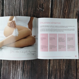 Tùy Chỉnh In Offset Quảng Trường Brochure Đầy Đủ Màu Sắc Tập Sách In Ấn Sản Xuất 4c + 4c CMYK Pantone Matt Phim Nhiều Lớp - Product Image 1