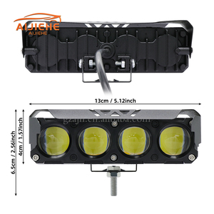 Feux LED tout-terrain <span class=keywords><strong>super</strong></span> lumineux de haute qualité 4SMD pour motos, camions et voitures universelles, blanc ambre - Product Image 2