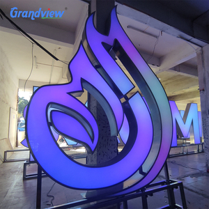 Tùy chỉnh chuyên nghiệp thay đổi màu sắc thường vụ thư RGB khổng lồ miễn phí đứng LED bảng chữ cái chữ lớn đầy màu sắc lớn LED chữ - Product Image 5